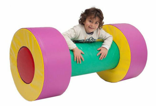 haltère géant en mousse pour crèche - rené HENRY