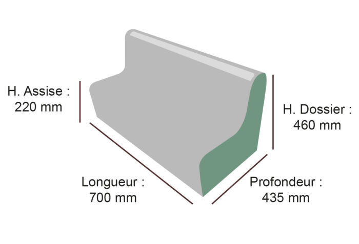 banquette mousse rené HENRY