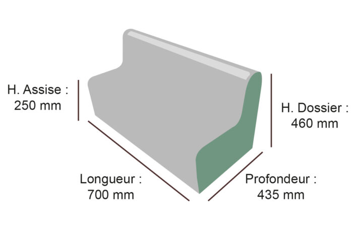 banquette mousse rené HENRY