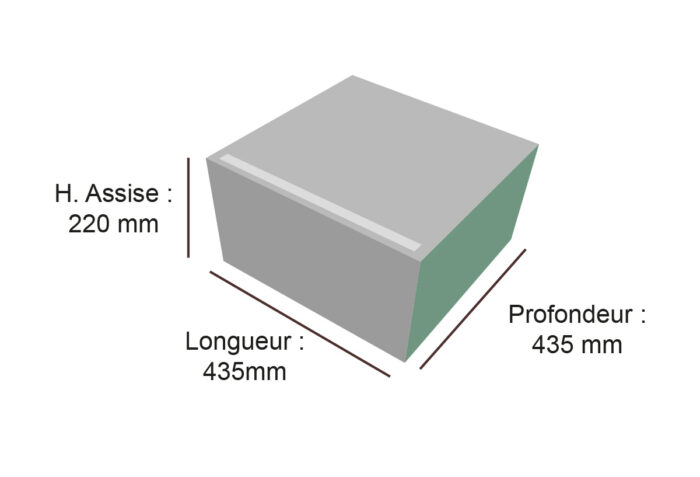 pour d'angle en mousse rené HENRY