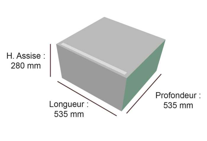 pour d'angle en mousse rené HENRY