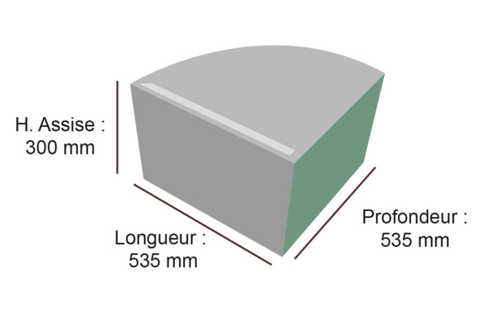 pour d'angle en mousse rené HENRY