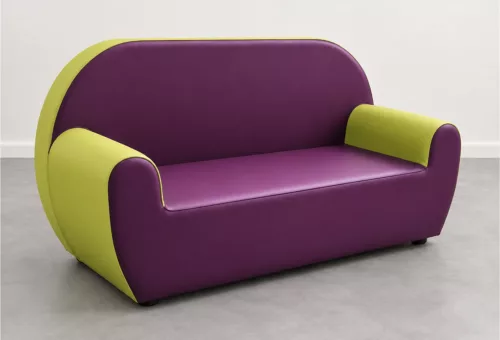 Banquette club enfant en mousse pour l'aménagement des crèches