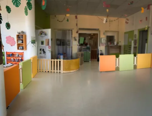Barrières de séparation pour pièce de vie de crèche